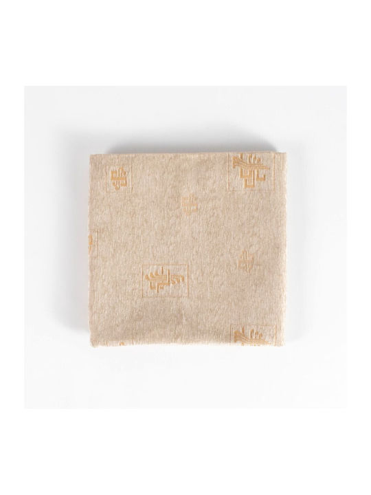 Linea Interiors Ριχτάρι Πολυθρόνας Chenille 120x150εκ. Μπεζ