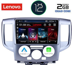 Lenovo Sistem Audio Auto pentru Nissan NV200 2009> (Bluetooth/USB/AUX/WiFi/GPS/Apple-Carplay) cu Ecran Tactil 9"