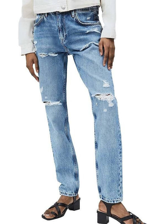 Violet Hoch tailliert Damenjeans Lila