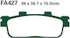 Adige Motorcycle Brake Pads Rear for Piaggio GTS 300 Sym GTS 300 Vespa GTS 300