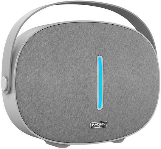 W-King T8 Ηχείο Bluetooth 30W με Διάρκεια Μπαταρίας έως 20 ώρες Ασημί