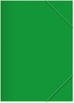 Salko Paper Folder with Rubber Band for Paper A4 Green