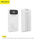 Awei P168K Power Bank 10000mAh 22.5W με Θύρα USB-A και Θύρα USB-C Quick Charge 3.0 Λευκό