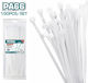 Total Cable Ties Plastic 150mmx2.5mm in White Colour (100 pcs)