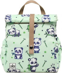 The Lunch Bags Panda Χειρός Πράσινη 21x16x24cm The Lunch Bags Panda Χειρός Πράσινη 21x16x24cm