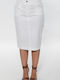 Korinas Fashion Women's Skirt White ΓΡΑΜΜΗ--ΛΕΥΚΟ