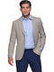 Men's Suit Jacket Slim Fit Beige