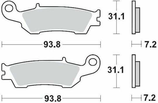Moto Master Plăcuțe de frână pentru motociclete pentru Yamaha Magazin online / YZ 250 - YZ 250