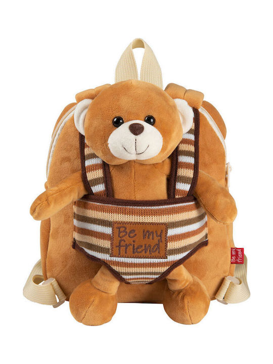 Perletti Kinder Rucksack Rucksack Braun 22cmx5cmx25cmcm