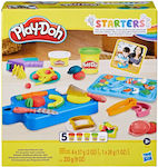 Hasbro Play-Doh Πλαστελίνη - Παιχνίδι Chef Starter Set για 3+ Ετών, 5τμχ