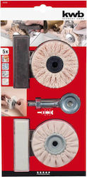 KWB Polishing Discs Kit 5 Pieces