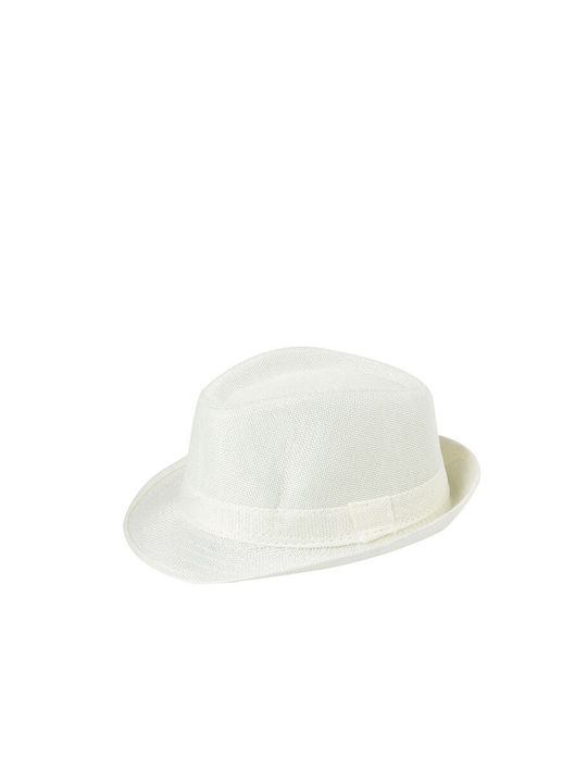 Paperpack Net Pălărie pentru Copii Fedora Alb