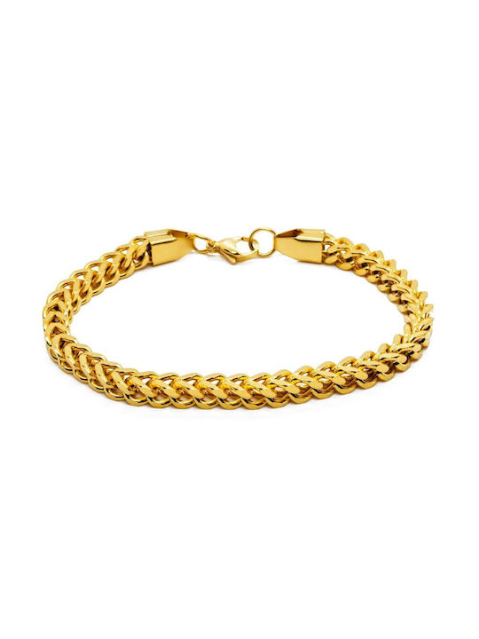 Piercing.gr Bracelet Chain made of Steel Gold Plated