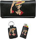 Dino Rossi Lederne Tabaktasche in Schwarz mit magnetischem Verschluss 16x9cm