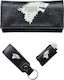 Dino Rossi Tobacco Pouch With Snap Closure 16x9cm Black