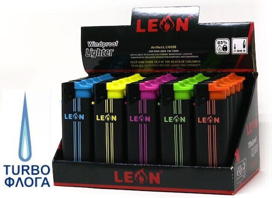 Leonflame Ветроустойчива Запалка Пламък Многоцветна 25 Бройки