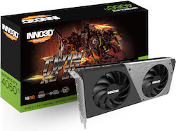 Inno 3D GeForce RTX 4060 Ti 16GB GDDR6 Twin X2 OC Κάρτα Γραφικών