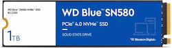 Western Digital Blue SN580 SSD 1TB M.2 NVMe PCI Express 4.0