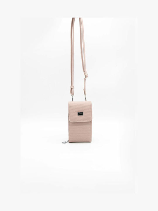 Silver & Polo Women's Mobile Phone Bag Pink