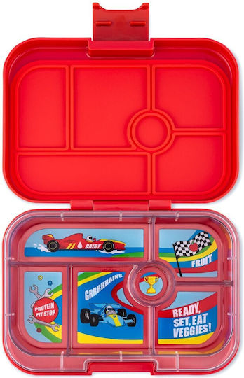 Yumbox Plastic Kids' Food Container Red