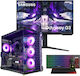 Vengeance Unity-X4 + Samsung Odyssey G32A Игрален Настолен компютър ( Ядро i5-13400F/32ГБ DDR4/1000ГБ SSD/GeForce RTX 4060/Без ОС)