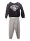 Joyce Kids Sweatpants Set Black 2pcs