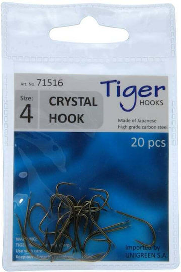 Unigreen Crystal Hook Bronzed Set de Ancore pentru Pescuit 20buc No5