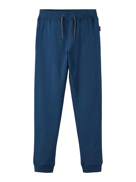 Name It Παιδικό Παντελόνι Φόρμας Titan Steel Blue