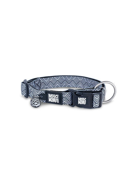 Max & Molly Mykonos Ошийник за куче в Черен цвят XSmall 10мм x 22 - 35см