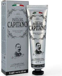 Pasta del Capitano Toothpaste with Activated Carbon and Fluoride Free 75ml Pasta del Capitano Toothpaste with Activated Carbon and Fluoride Free 75ml