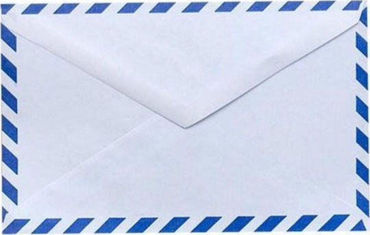 A&G Paper Σετ Φάκελοι Αλληλογραφίας A6 με Αυτοκόλλητο 25τμχ 11.5x16.5εκ. Λευκό