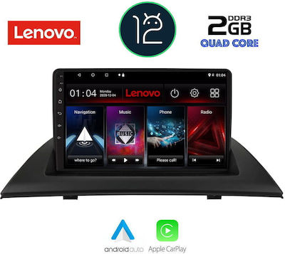 Lenovo Car-Audiosystem für BMW X3 (E83) / X3 2003-2010 (Bluetooth/USB/AUX/WiFi/GPS/Apple-Carplay) mit Touchscreen 9"