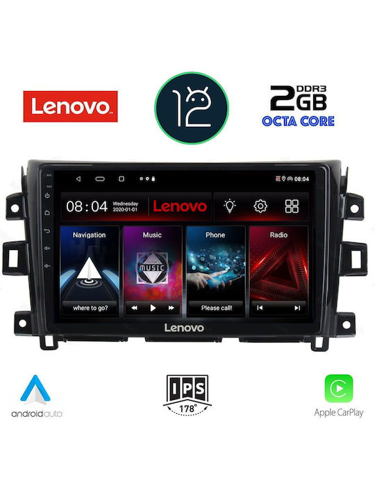 Lenovo Car-Audiosystem für Nissan Navara 2016> (Bluetooth/USB/AUX/WiFi/GPS/Apple-Carplay) mit Touchscreen 10.1"