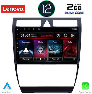 Lenovo Car Audio System for Citroen C5 Audi A6 1998-2005 (Bluetooth/USB/AUX/WiFi/GPS/Apple-Carplay) with Touch Screen 9"