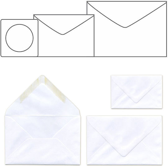 Salko Paper Φάκελος Αλληλογραφίας A5 1τμχ 20x14εκ. Λευκό