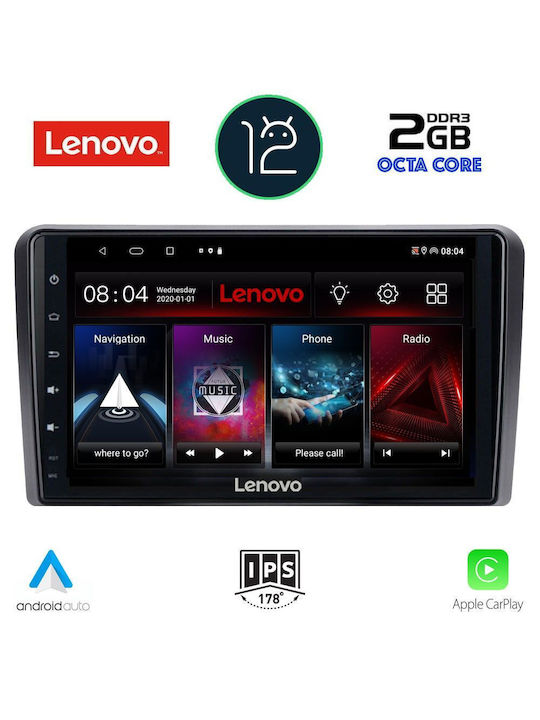 Lenovo Car-Audiosystem für Citroen C5 (Bluetooth/USB/AUX/WiFi/GPS/Apple-Carplay) mit Touchscreen 10.1"
