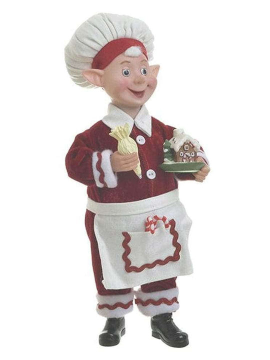 Inart Christmas Fabric Elf Figure 30cm