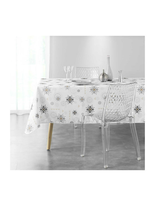 Douceur d'Intérieur Christmas Tablecloth with Snowman