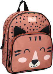 Pret a Porter School Bag Backpack Kindergarten in Pink color L23 x W9 x H28cm