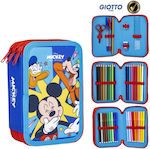 Cerda Pencil Case Full with 3 Compartments Blue