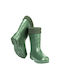 Kolmax Women's Safety Tibia Wellies with Fur Green