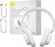 Baseus Bowie D03 Wireless / Wired Over Ear Headphones with 30 hours of Operation White