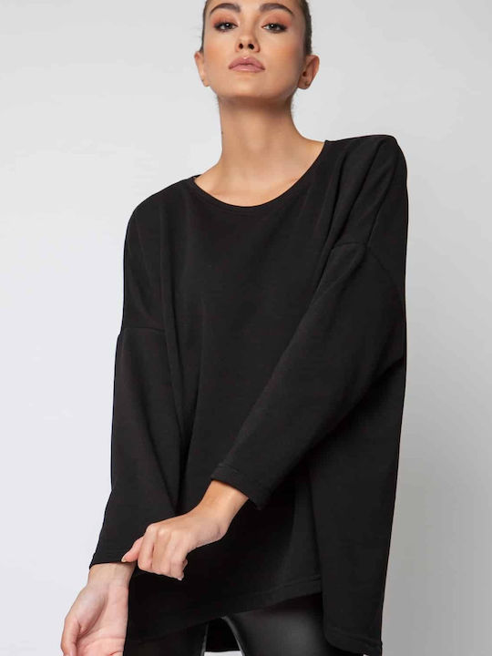 Noobass Women's Blouse Long Sleeve Black