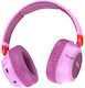 Hoco W43 Wireless/Wired On Ear Headphones with 25 hours of Operation Purple HOC-W43-PR