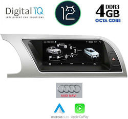 Digital IQ Car-Audiosystem für Audi A4 / A5 2008-2012 (Bluetooth/USB/AUX/WiFi/GPS/Apple-Carplay) mit Touchscreen 8.8"