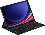 Samsung Slim Book Flip Cover cu Tastatură Engleză SUA Negru (Galaxy Tab S9) EF-DX710UBEGWW