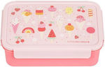 A Little Lovely Company Ice-cream Πλαστικό Παιδικό Δοχείο Φαγητού 0.85lt Ροζ Μ18 x Π12 x Υ6εκ.