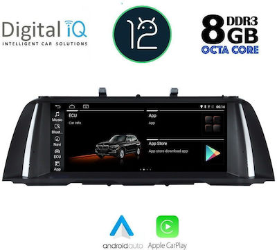 Digital IQ Car-Audiosystem für BMW Serie 5 2013-2016 (Bluetooth/USB/AUX/WiFi/GPS/Apple-Carplay) mit Touchscreen 12.3"