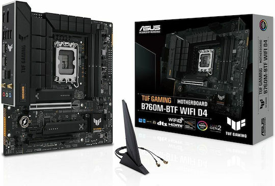 Asus TUF GAMING B760M-BTF WIFI D4 Mainboard Micro ATX mit Intel 1700 Sockel