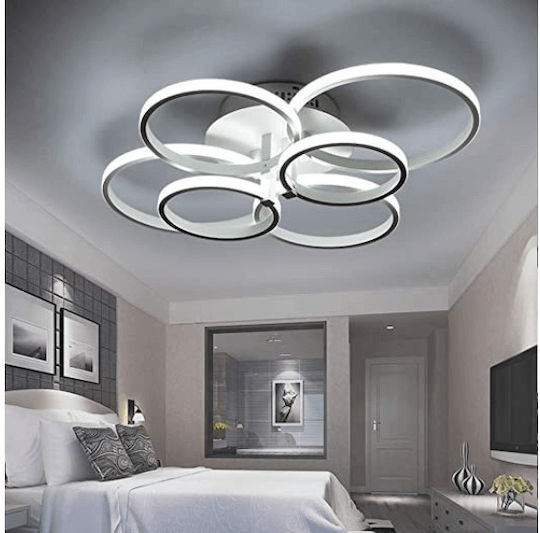 Universo Illuminazione Deckenleuchte 79cm Silber mit Integrierter LED
